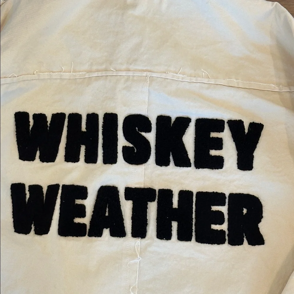 Whiskey Weather Panache Apparel cotton shacket cream L - Picture 2 of 6